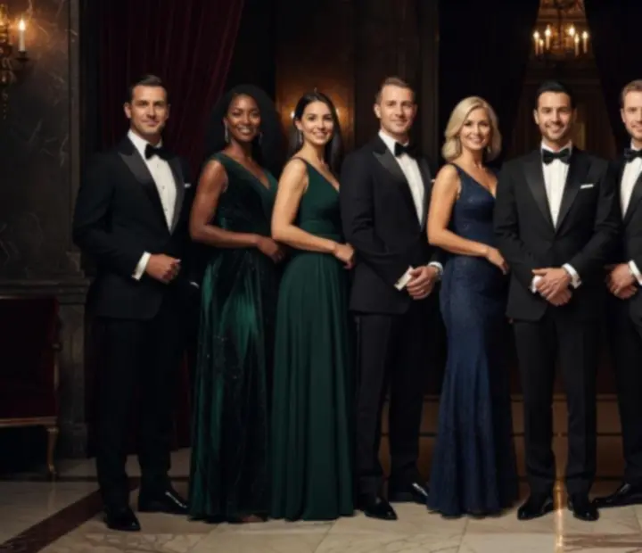 Équipe événementielle à Paris accueillant les invités d'un gala