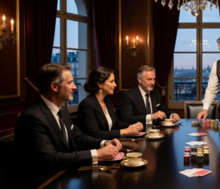 Session de formation interne autour d’une table d’animation événementielle